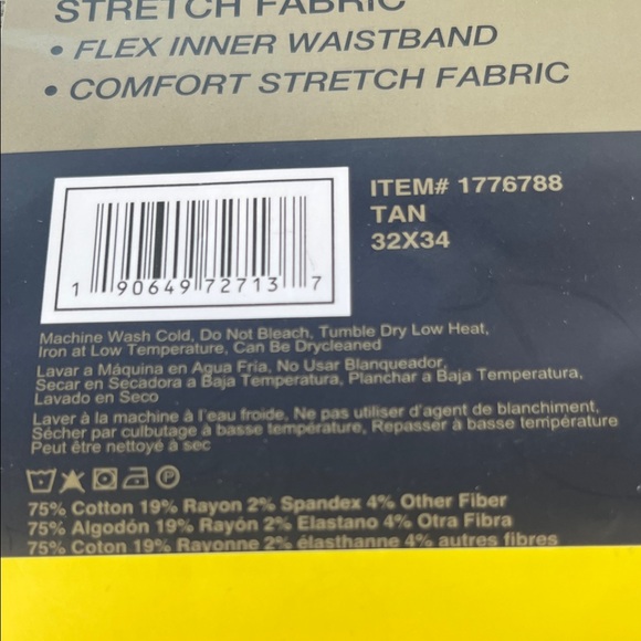 Jachs Beige 5-pocket 32x34 pants stretch nwt - Picture 5 of 7